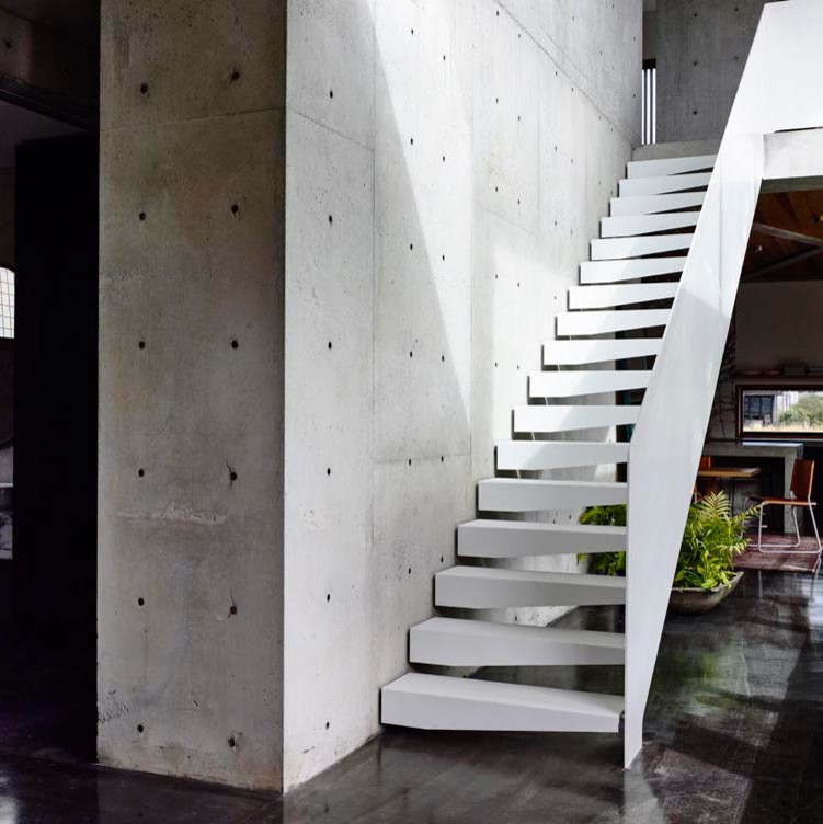Photo of a modern staircase in Geelong.