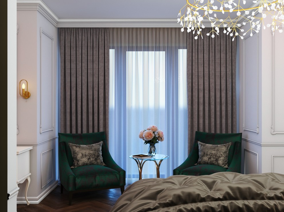 Коттедж в п. Юбилейный 160м2 во французском стиле Арт-Деко