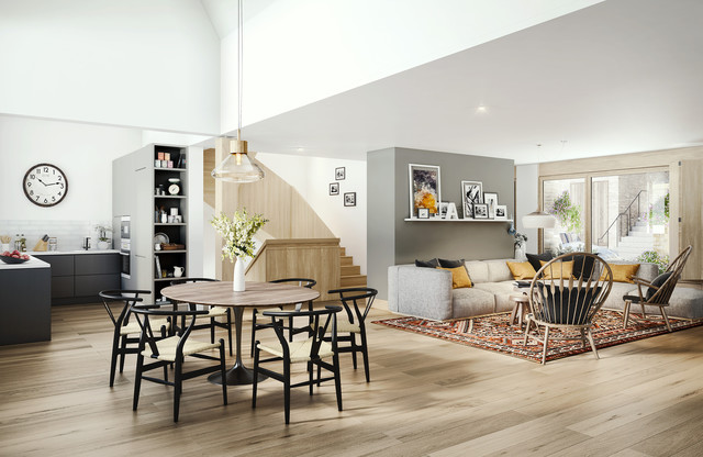 Private Residences, Kent fusion-living-room