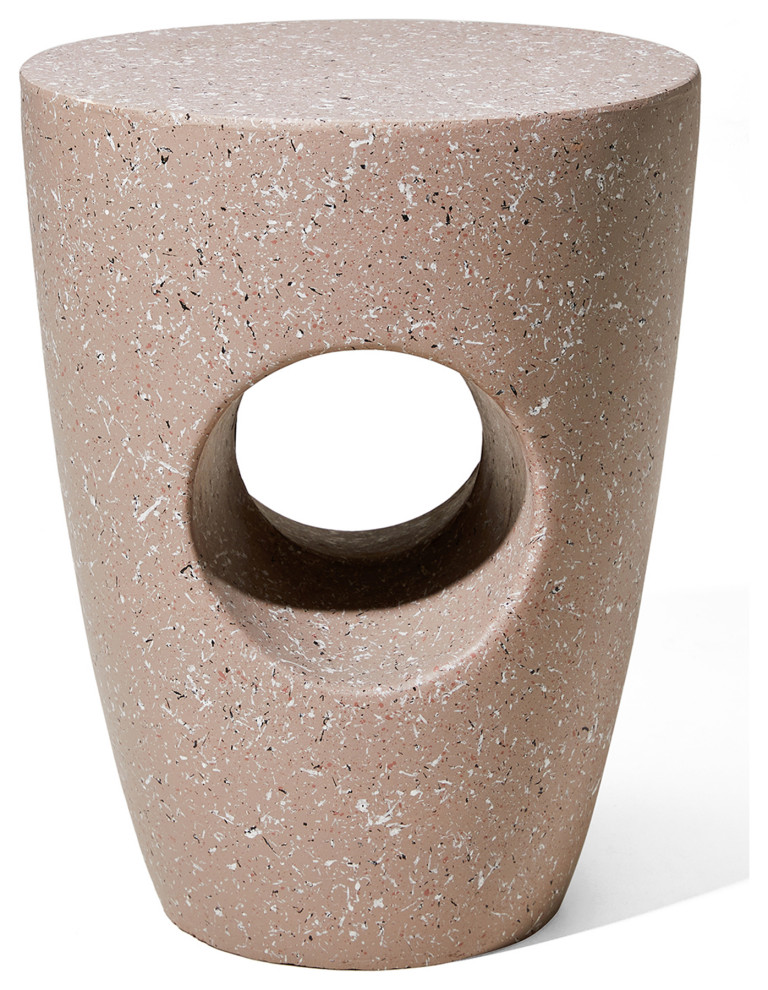 18'' Multi-Functional Mgo Sand Terrazzo Garden Stool - Contemporary ...