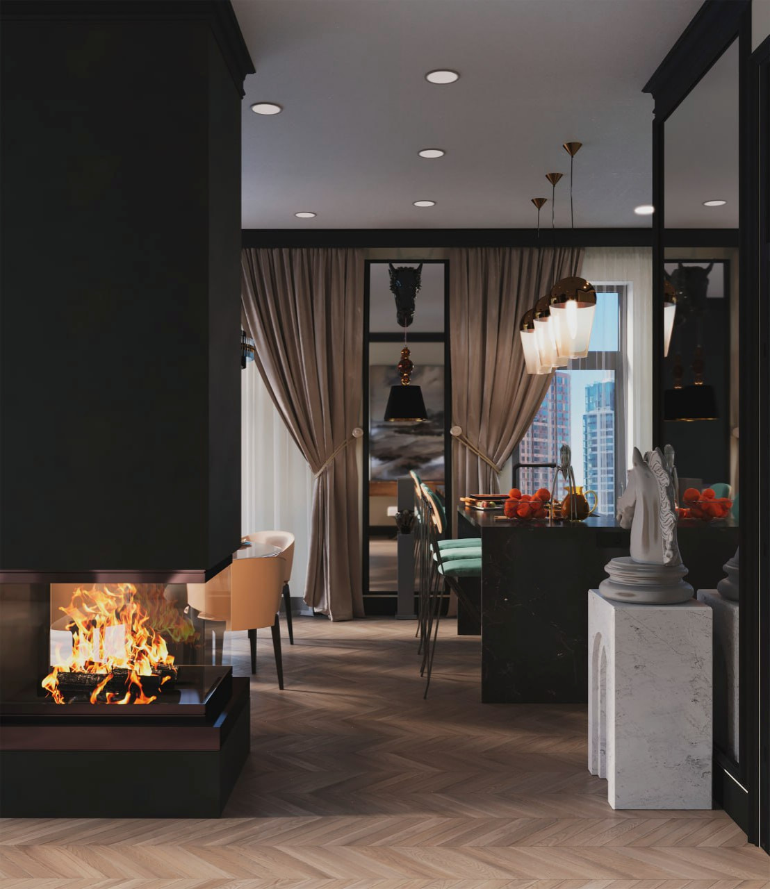 Приглушенные тона в жарком городе