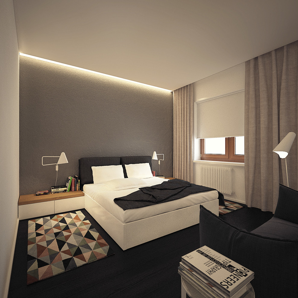 Частная квартира с лаконичным интерьером.