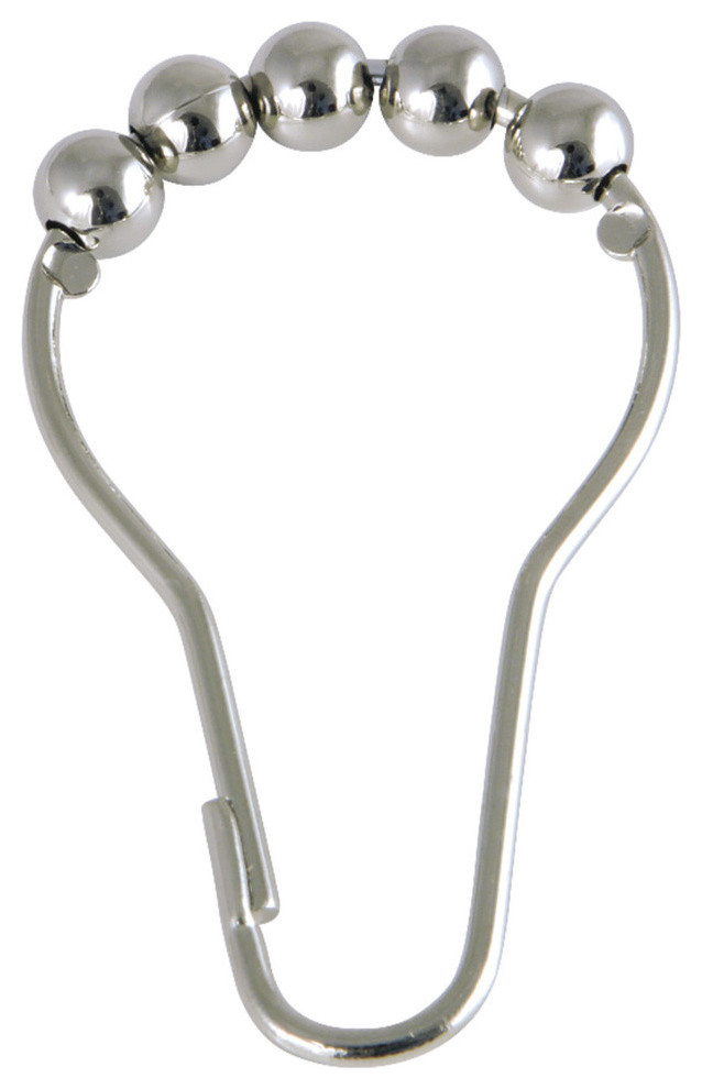 Kingston Brass Roller Ball Shower Curtain Rings (12 pcs/set