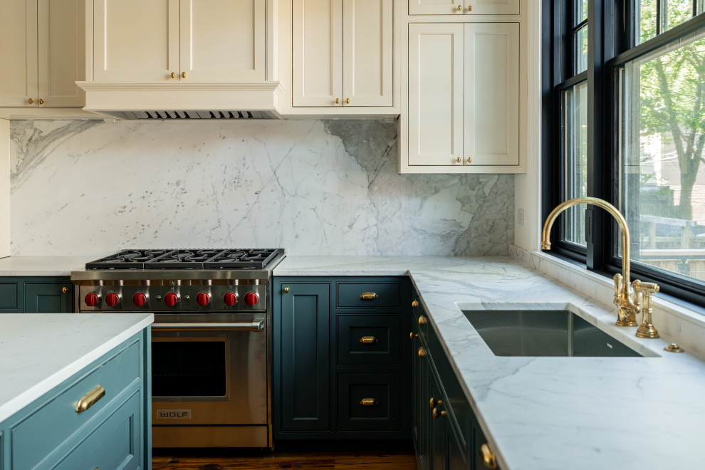 Eclectic Townhome City Scape