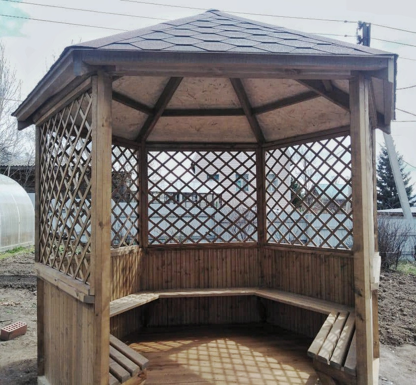 Беседки 6-гранные