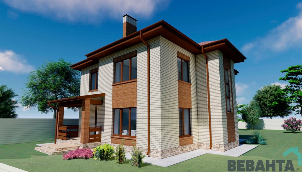 Загородный дом по проекту "Валенсия"