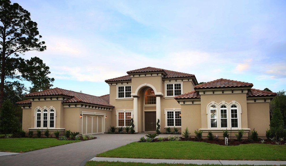 This is an example of a mediterranean exterior in Jacksonville.