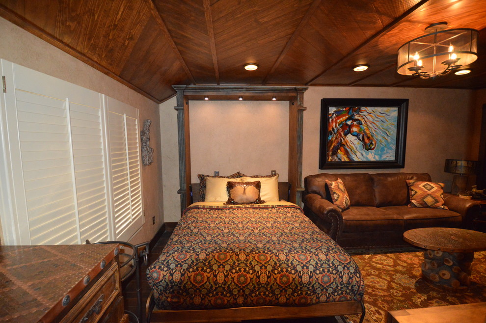 Mountain style bedroom photo in Austin