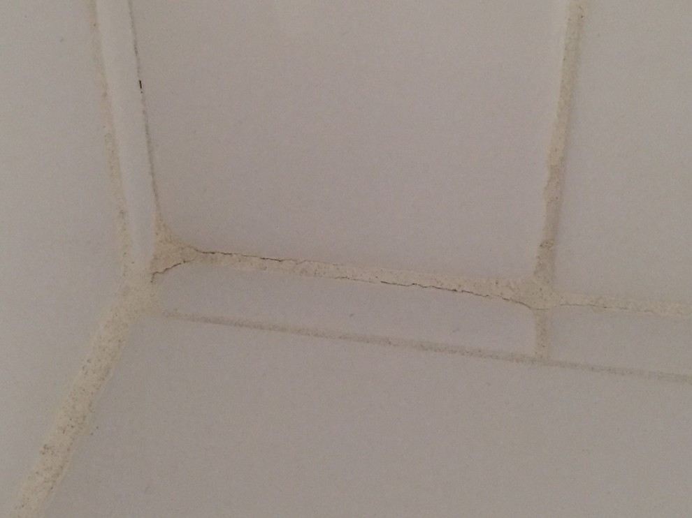 Bad tile and grout job?