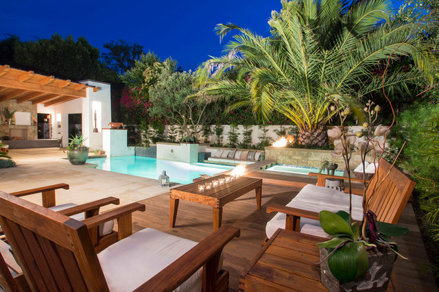 California Pools modern-patio