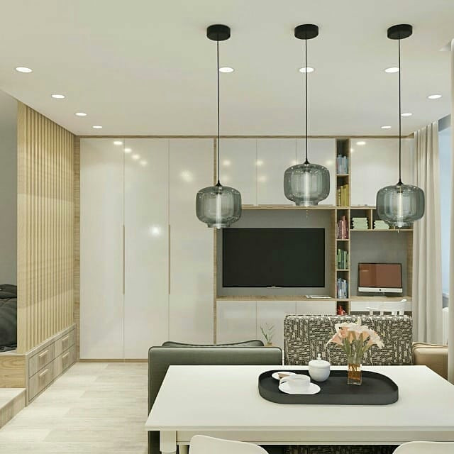 Легкий скандинавский интерьер из ЖК "Комфорттаун"