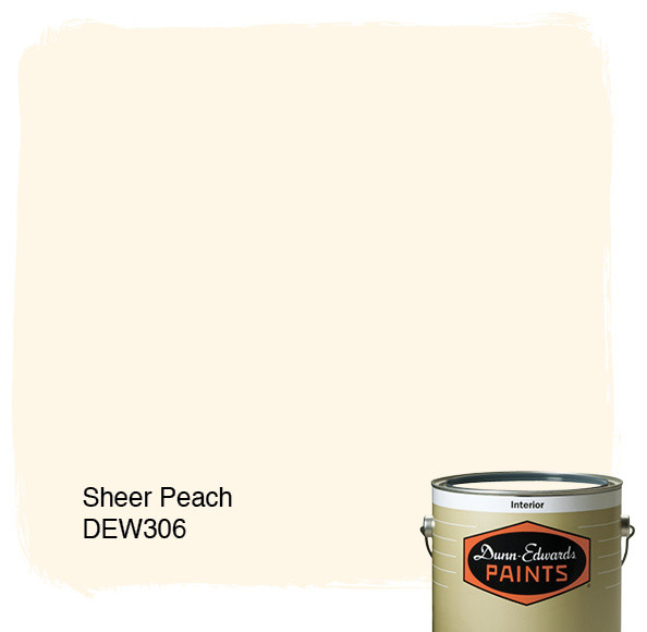 Dunn-Edwards Paints Sheer Peach DEW306