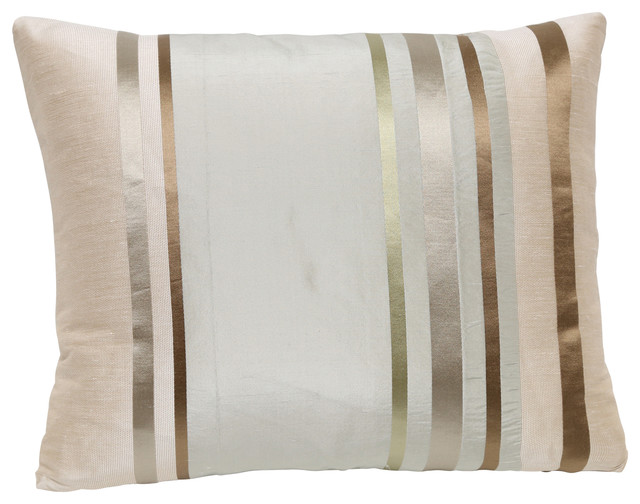 satin stripe pillows