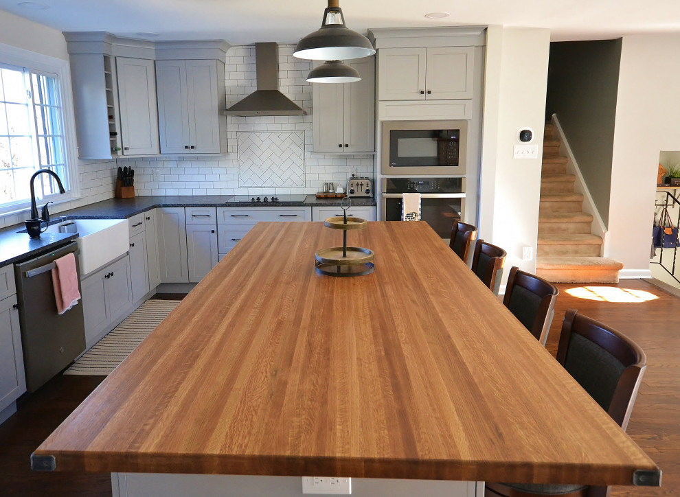 Super Sleek West Chester PA Bi-Level open floor plan remodel ...