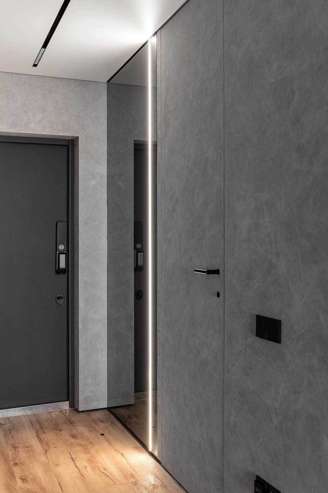 Реализованный дизайн проект квартиры в ЖК "Эко Сити"