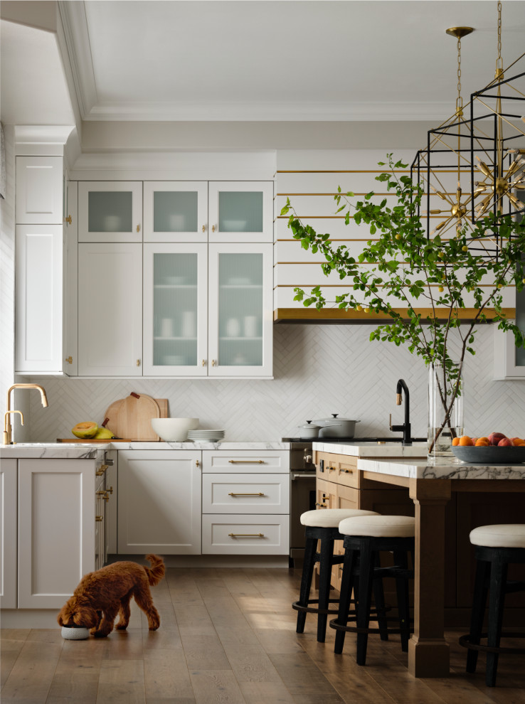Transitional kitchen photo in San Francisco