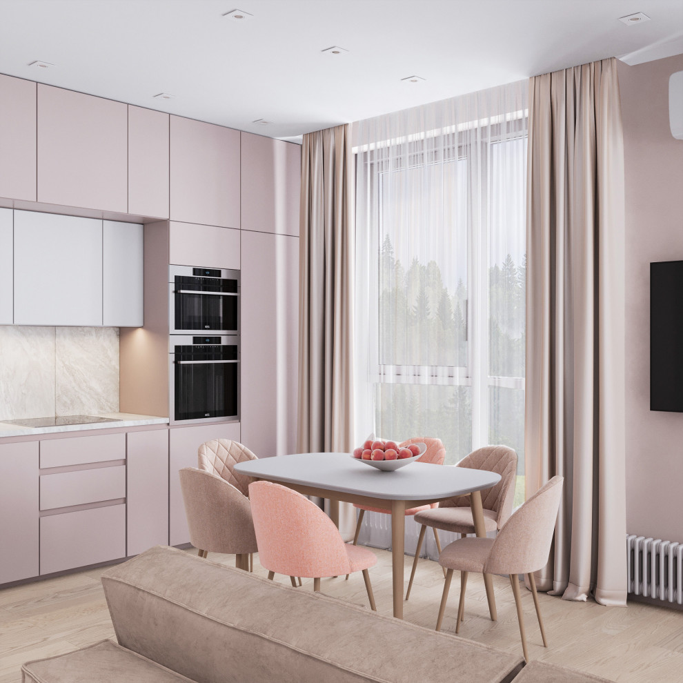 Проект "Персиковый минимализм"