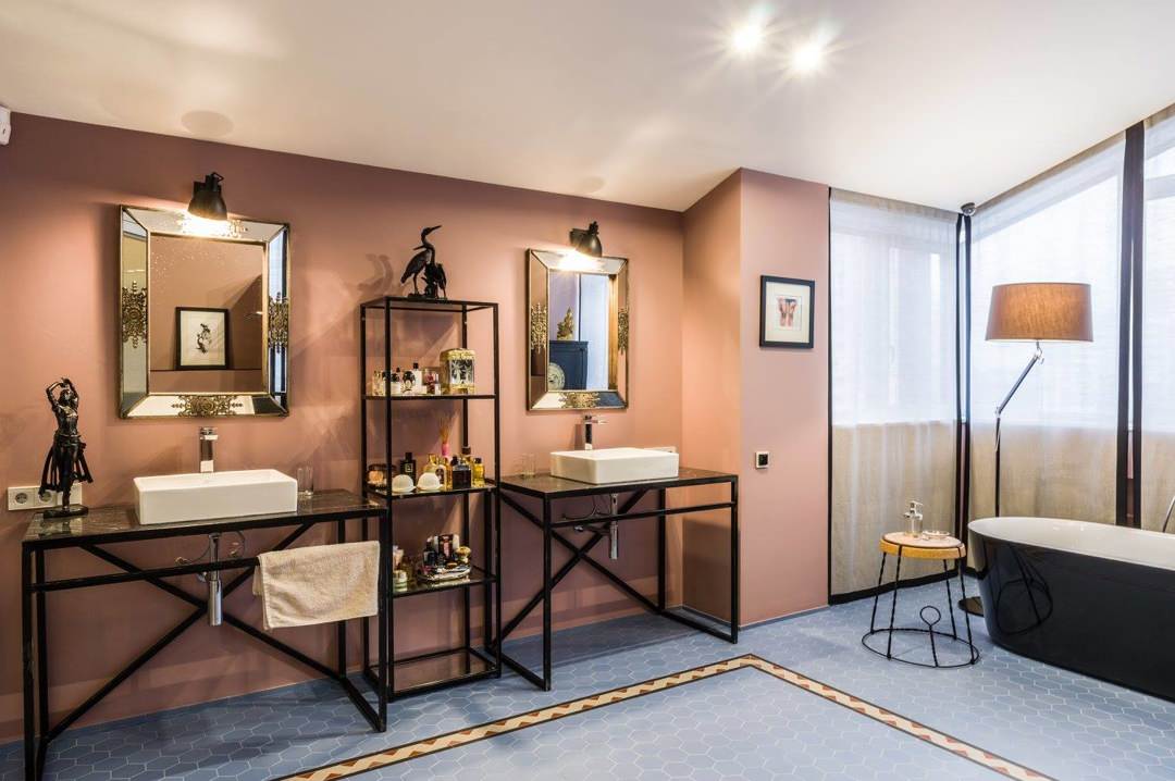 Неоклассика и авангард с метлахской плиткой Winckelmans