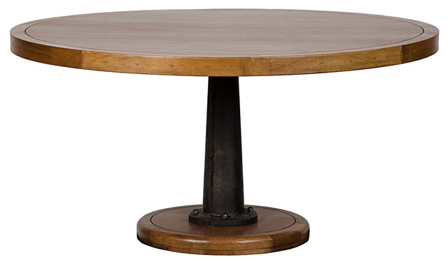60 Round Dining Table Solid Wood And, 60 Round Dark Wood Table