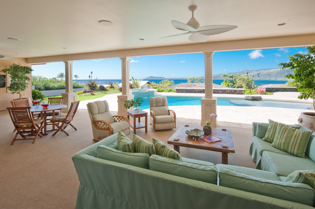 Lanai - Beach Style - Patio - Hawaii - by Archipelago Hawaii Luxury ...