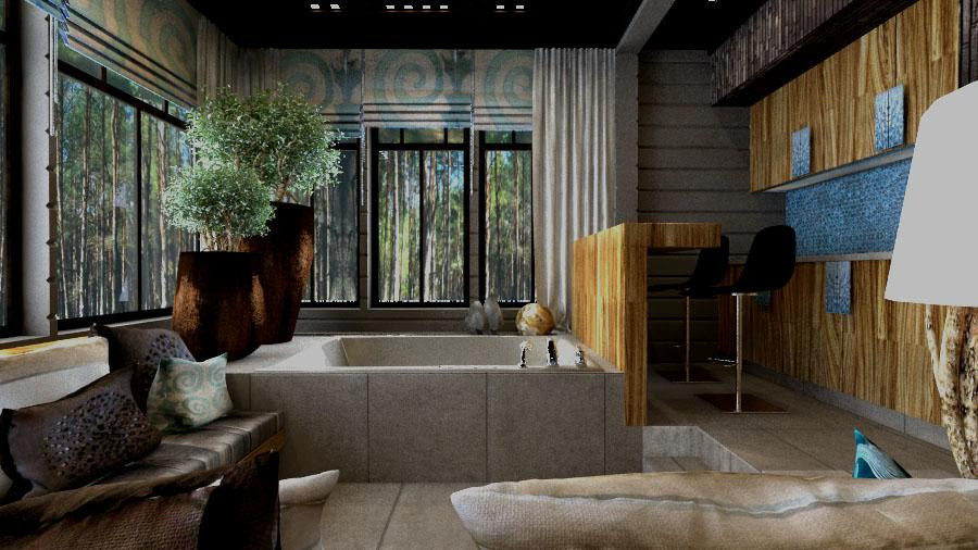 Деревянный дом 500 кв.м.