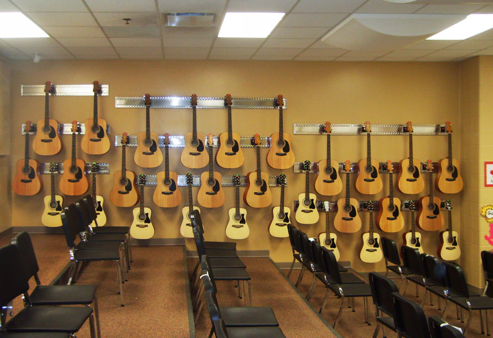 Guitar Hanger Mx Contemporary Home Theater Other By