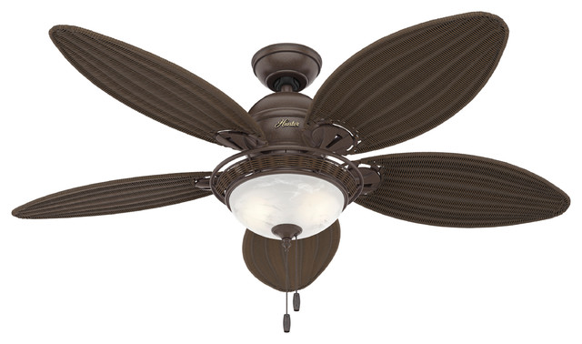 Hunter Fan Company 54 Caribbean Breeze Weathered Bronze Ceiling
