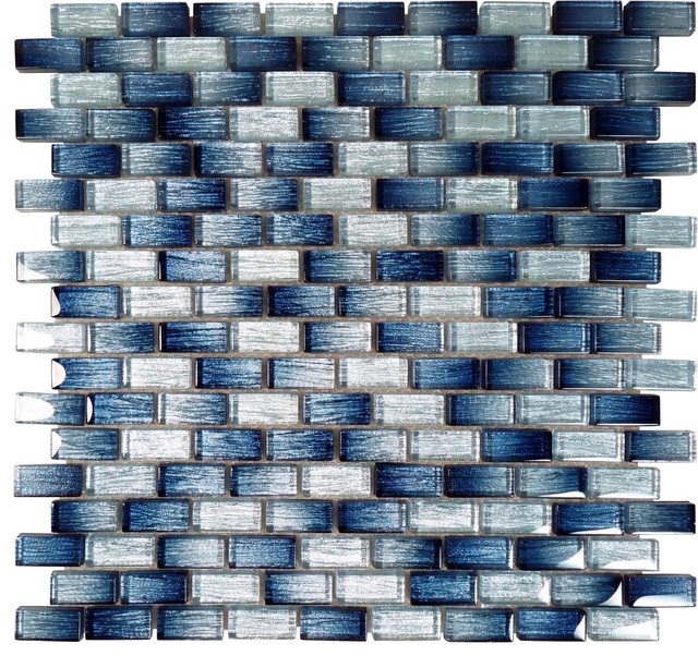 12 X12 Metro Mini Uniform Brick Antoinette Blue