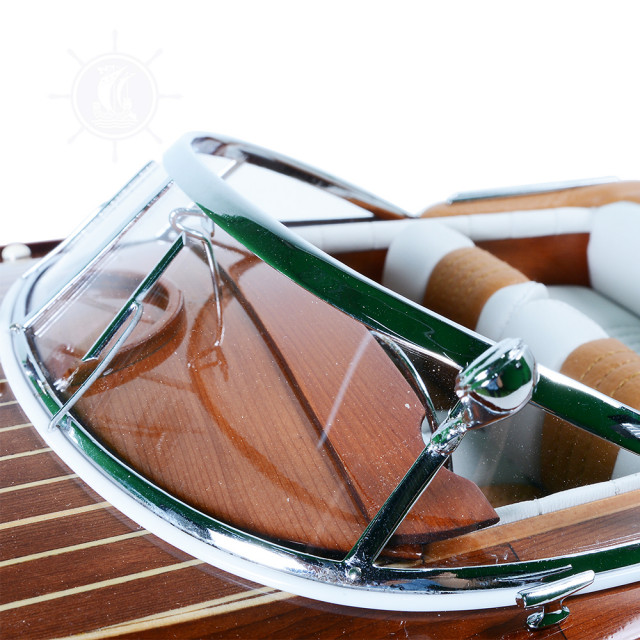 Aquarama Medium Wooden Handcrafted boat model - Beach Style ...