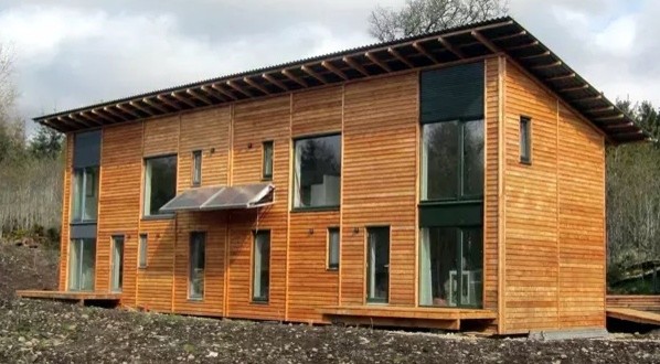 Дома из клееного бруса кедр