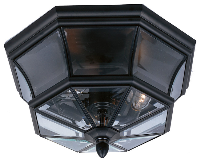 Luxury Colonial Black Outdoor Ceiling Light Uql1155 Cambridge Collection