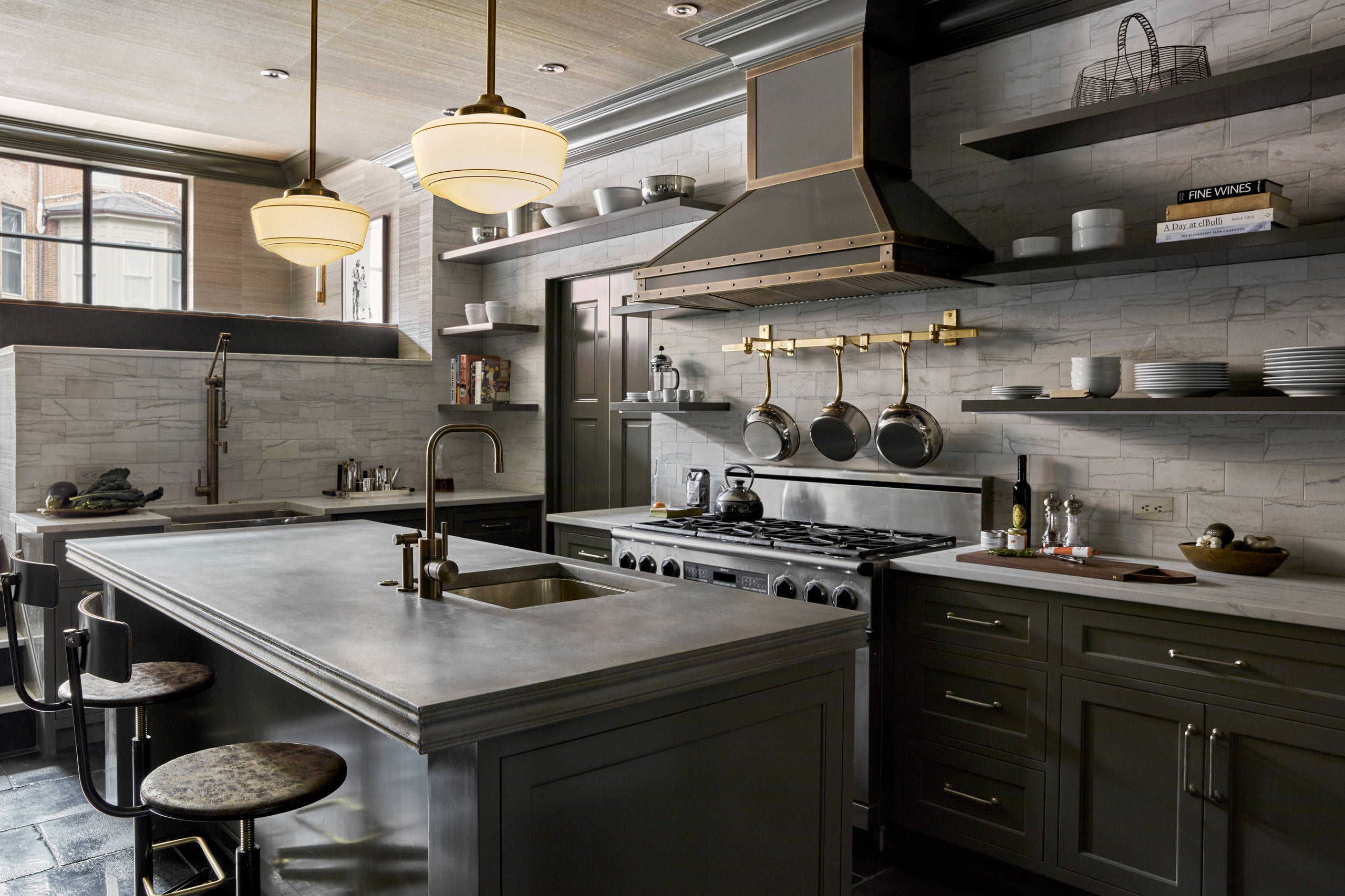 75 Kitchen with Concrete Countertops Ideas You'll Love - December, 2025 |  Houzz, image size:2560x1706