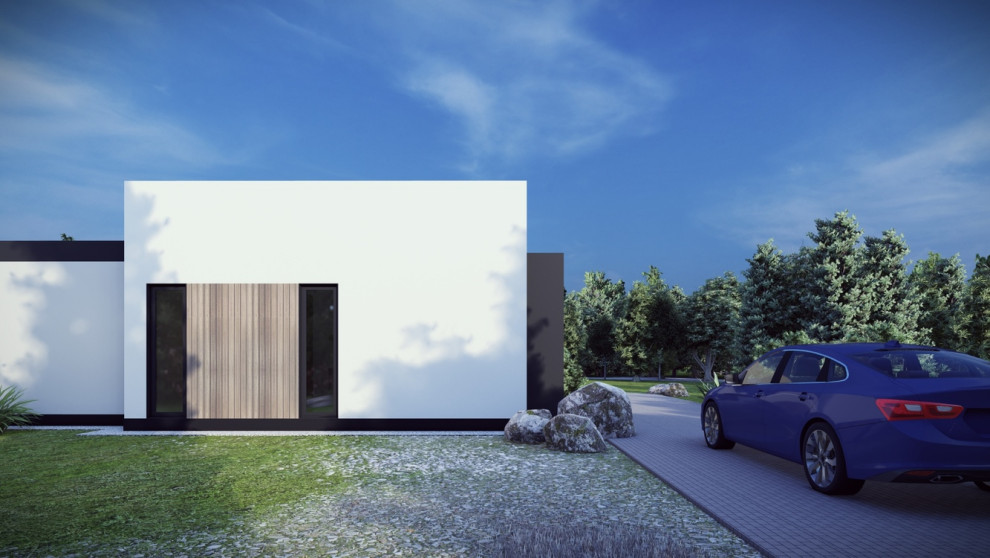 Минимал 105 | Эскизный проект современного одноэтажного дома