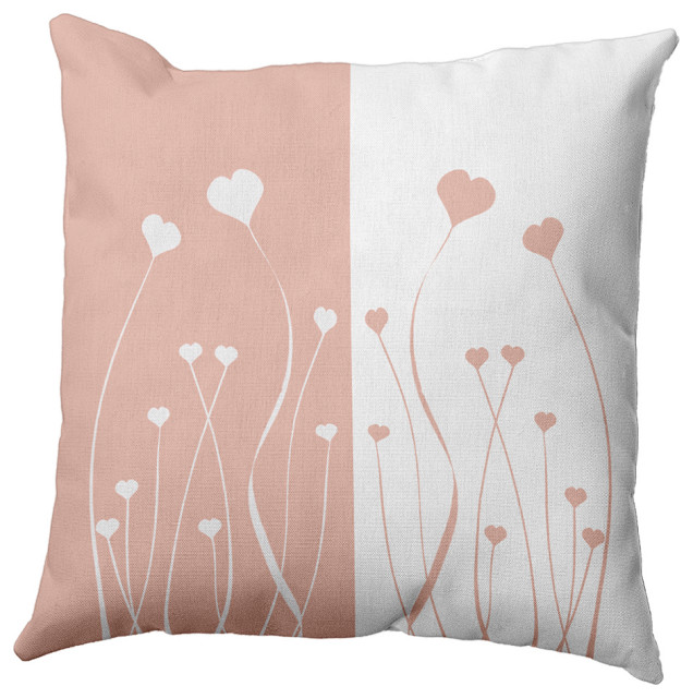 Growing Love Decorative Throw Pillow, 26"x 26" Contemporary