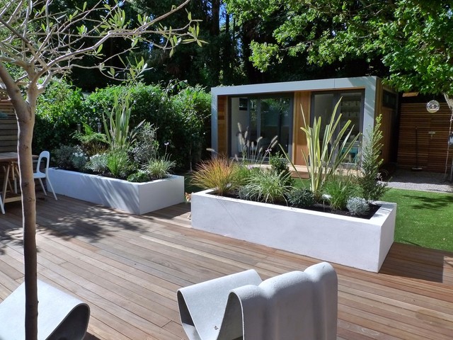 Landscape designs modern-deck