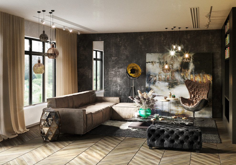 Визуализация гостиной