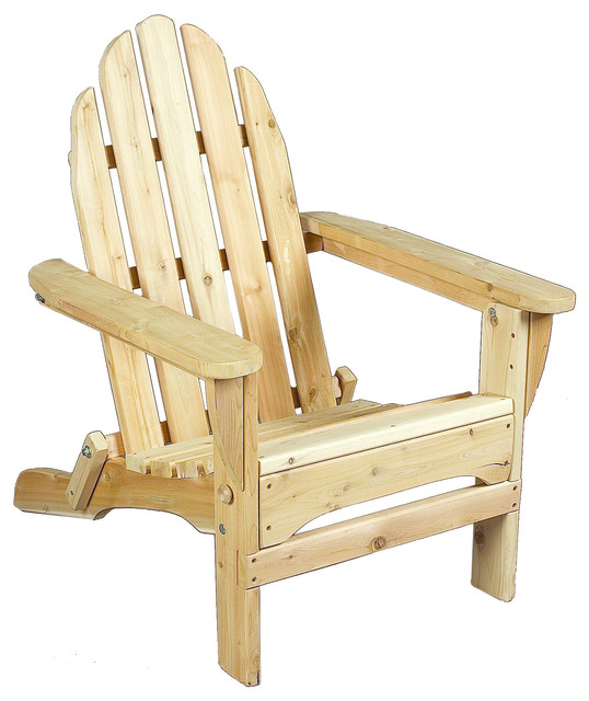 Adirondack Cedar Folding Chair - Traditional - Adirondack Chairs - by 