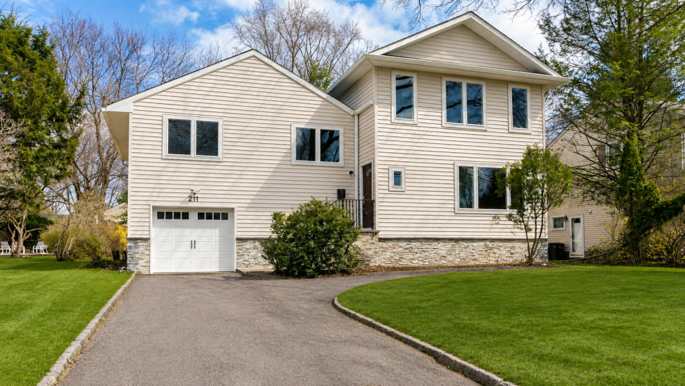 Front Exterior with Stone-Accent Garage