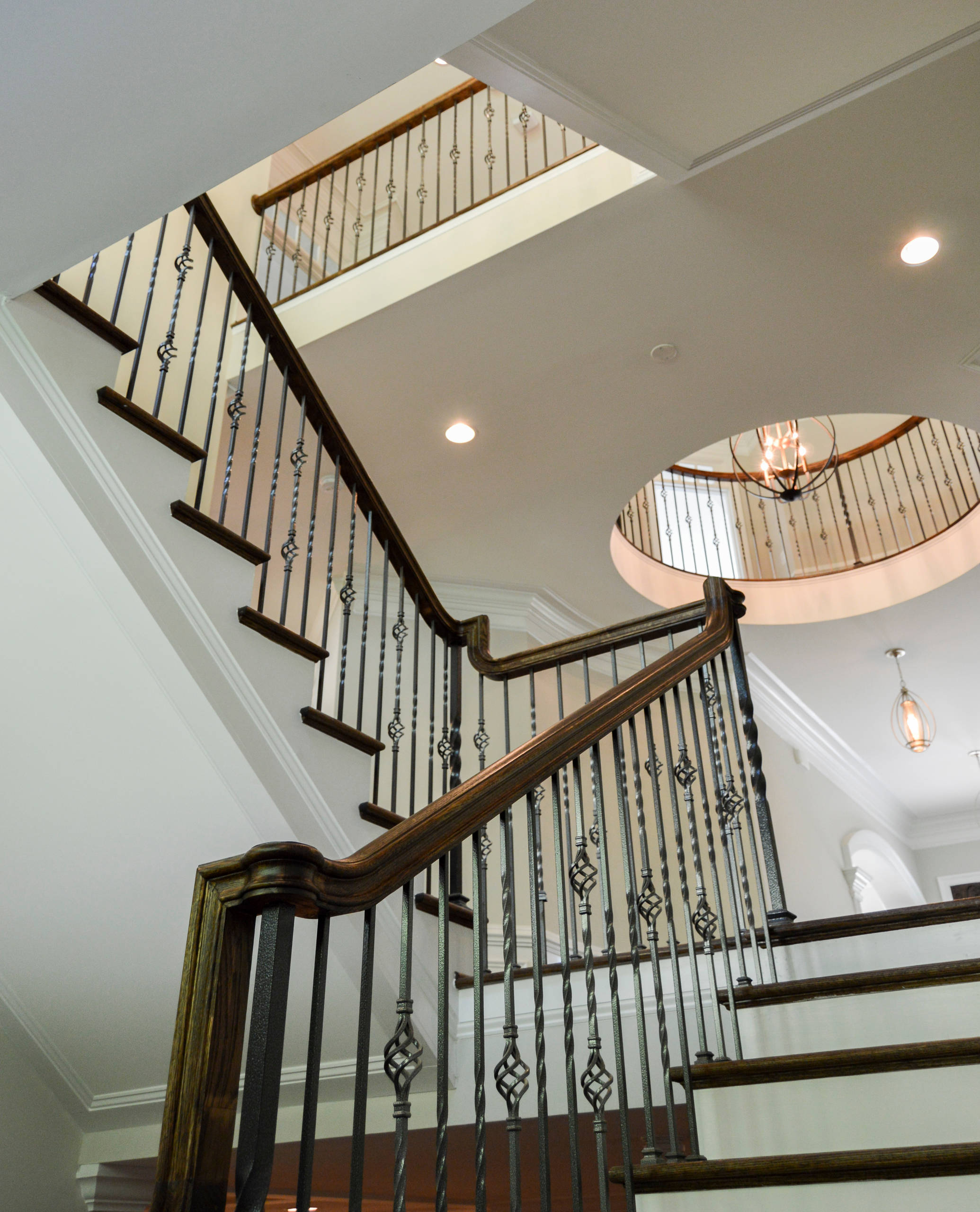 38_European Style Circular Balcony and Multi-level Staircase, Middleburg, VA 201