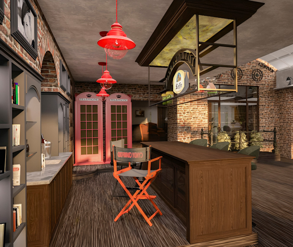 Зимняя веранда в стиле Лофт