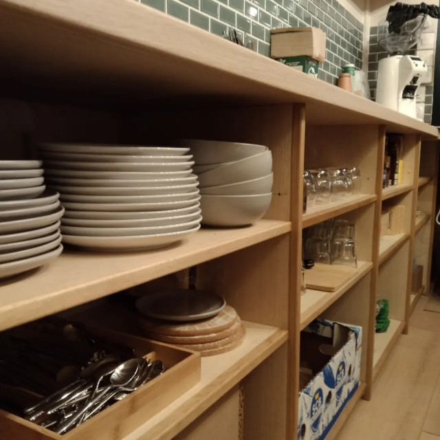 Comptoir de coffee shop modern-kitchen