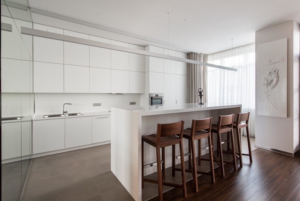 Интерьер квартиры в ЖК "Фурманный переулок, дом 8" 155 М2