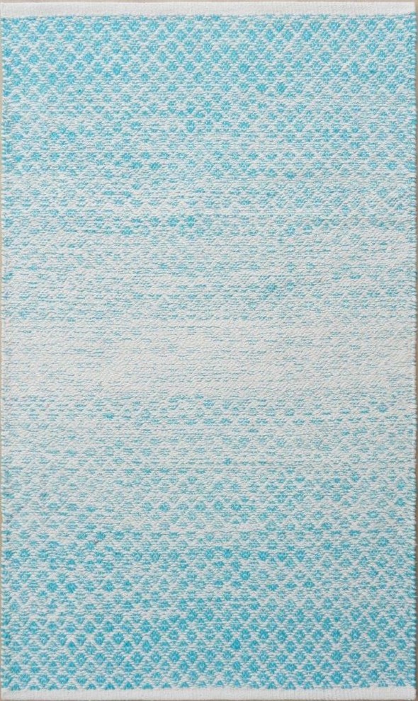 Tanya Area Rug, Blue/White, 5'x7'6"