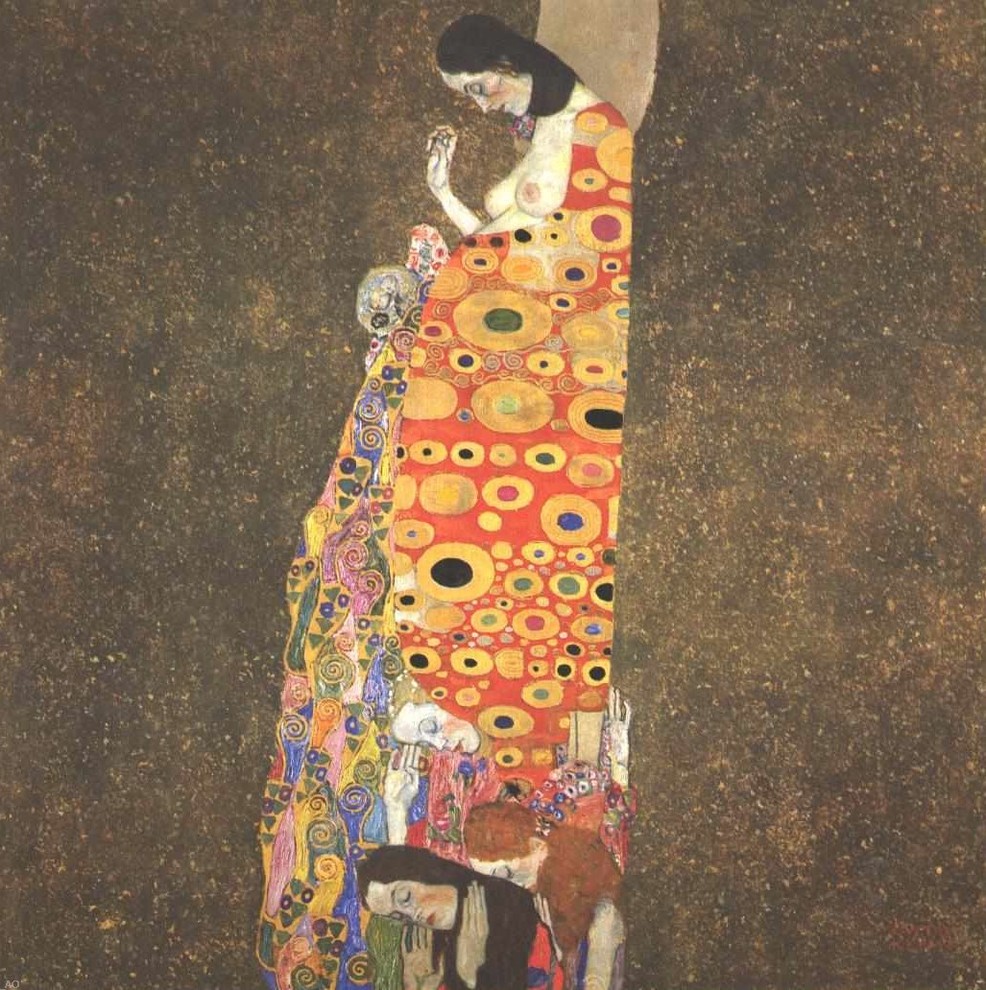 Gustav Klimt Hope II - 16" x 16" Premium Archival Print