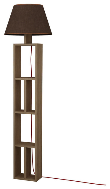 Giorno Floor Lamp Oak And Brown Giorno Floor Lamp Oak And Brown Modern Display Wall Shelves By Hocuus Ltd