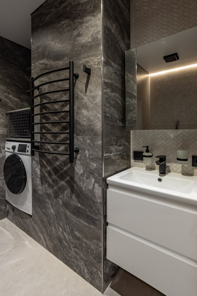 Квартира в серых тонах