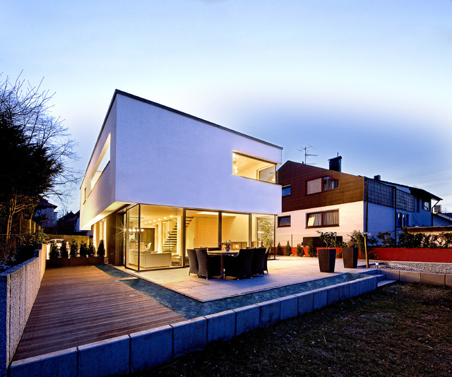Haus C Contemporary Exterior Stuttgart By M3 Architekten