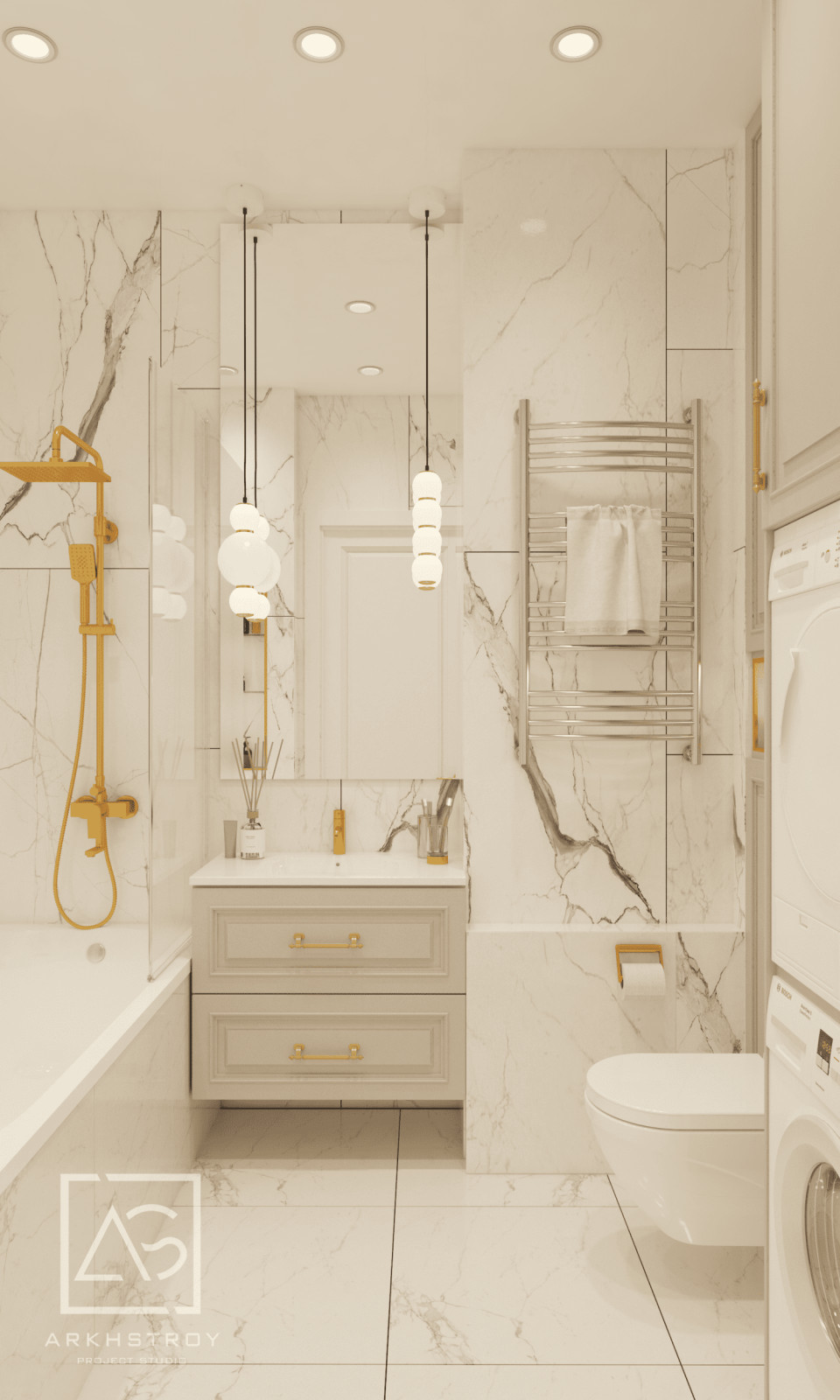 2-х комнатная квартира в Классическом стиле