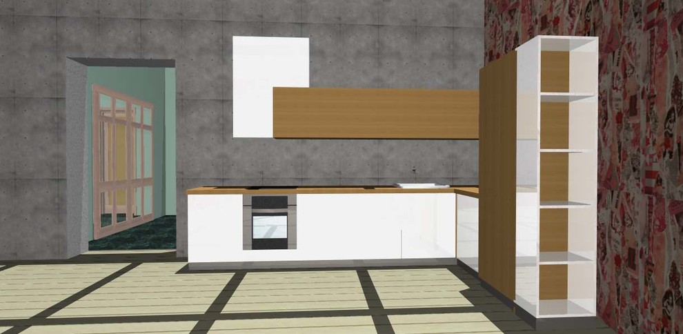 Пентхауз Город Солнца 1комн студия. Зона кухни-столовой