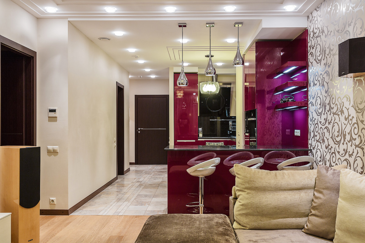 Современная квартира с одной спальней